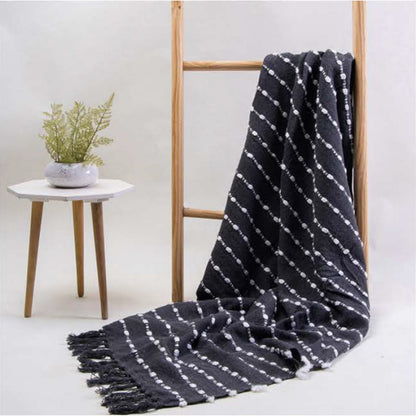 Decorative Throw Charcoal
