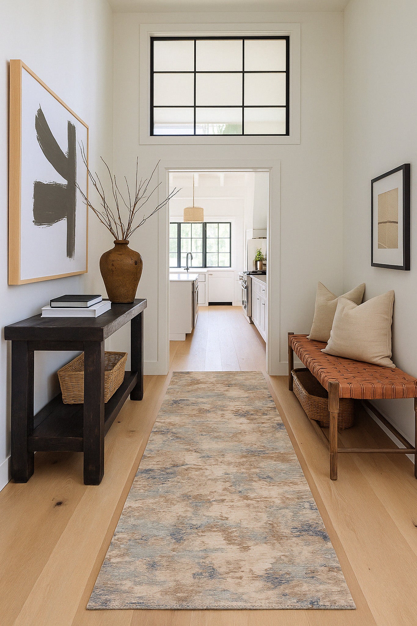 Vogue Abstract Contemporary Grey Rug