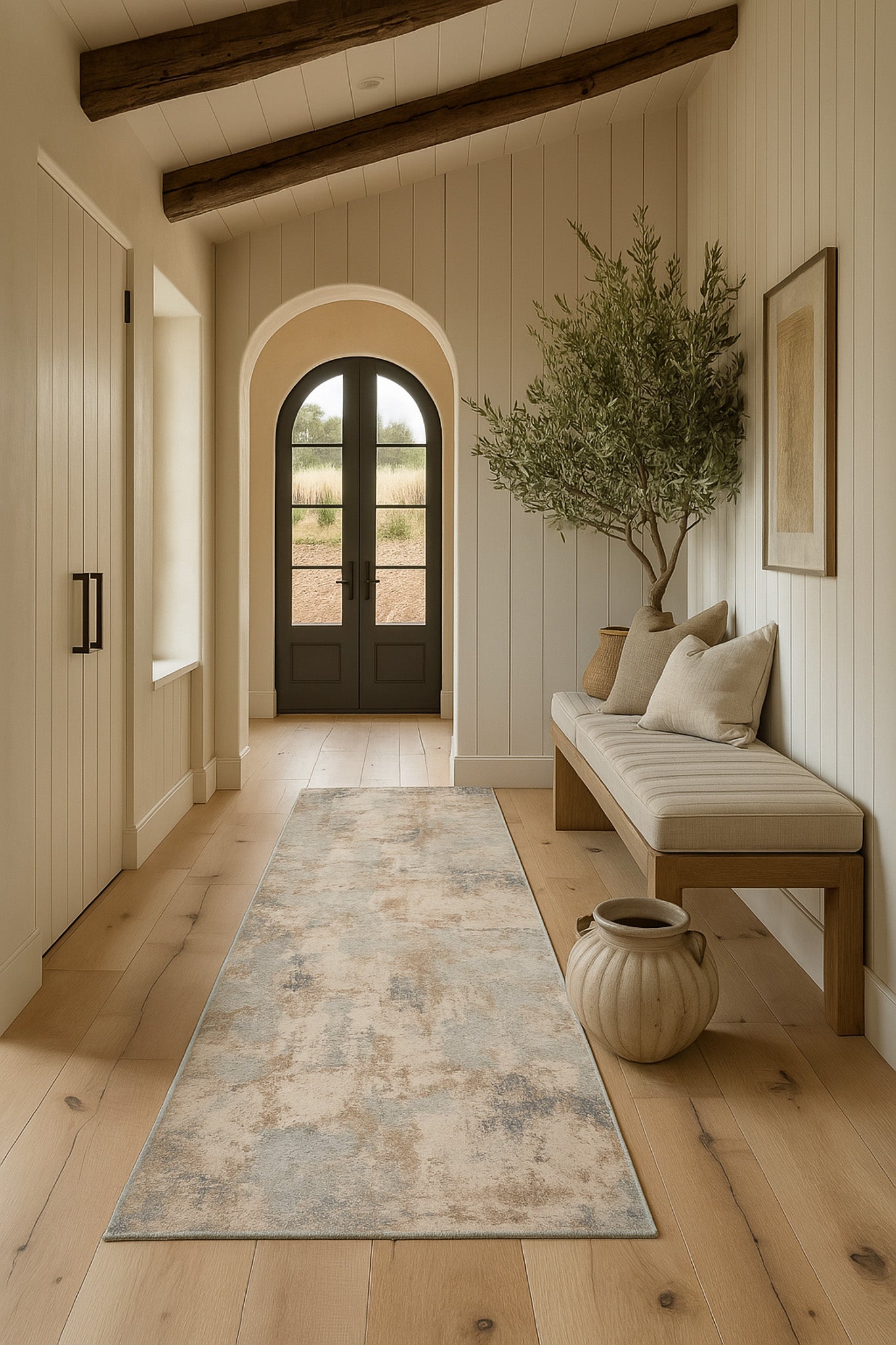 Vogue Abstract Contemporary Grey Rug