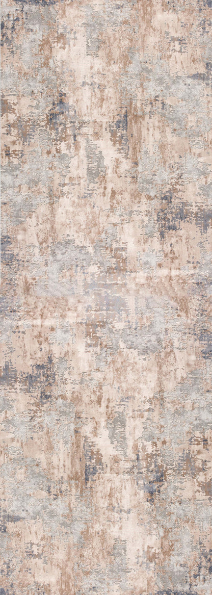 Alfombra contemporánea abstracta gris de Vogue