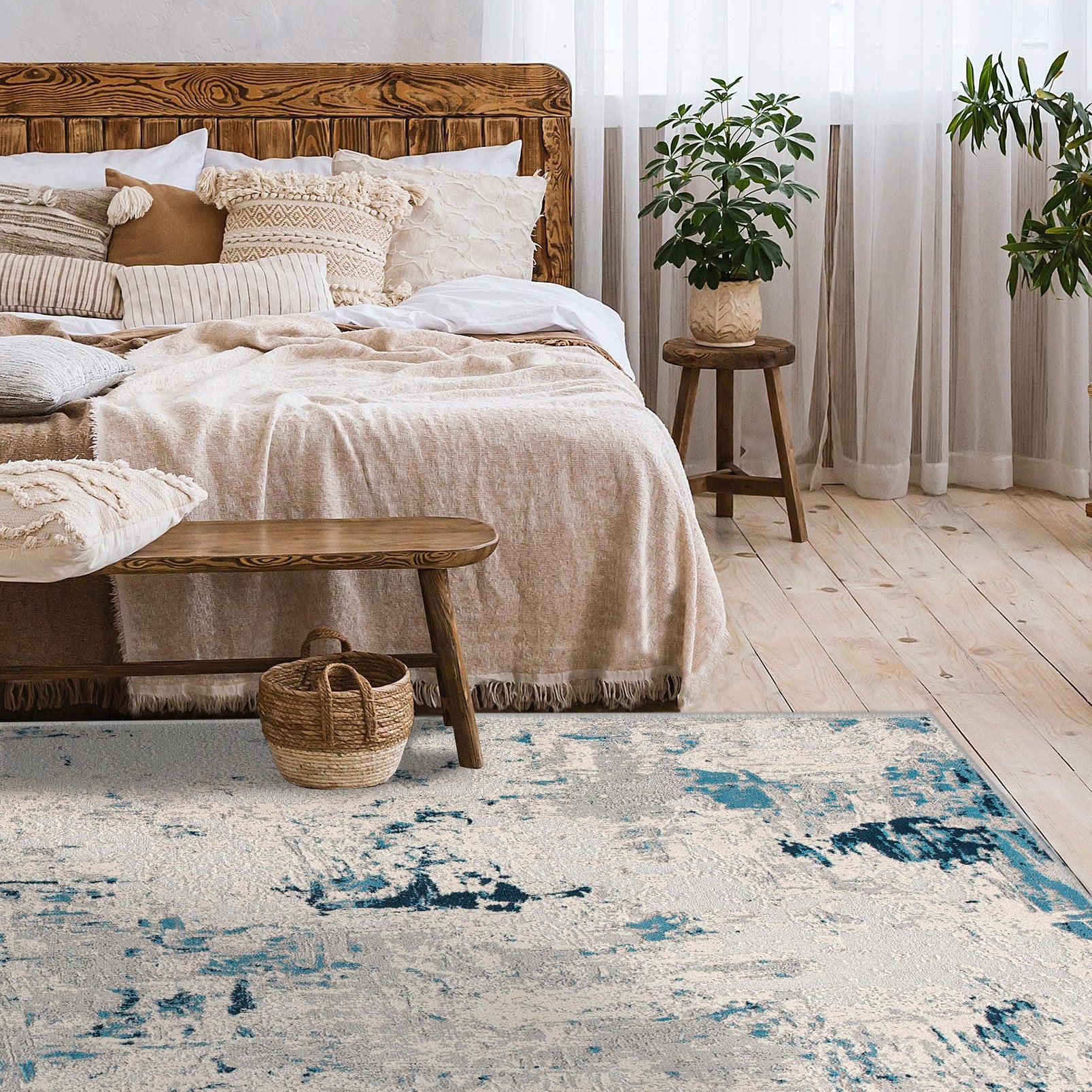 Contemporary Abstract Indoor Area Rug