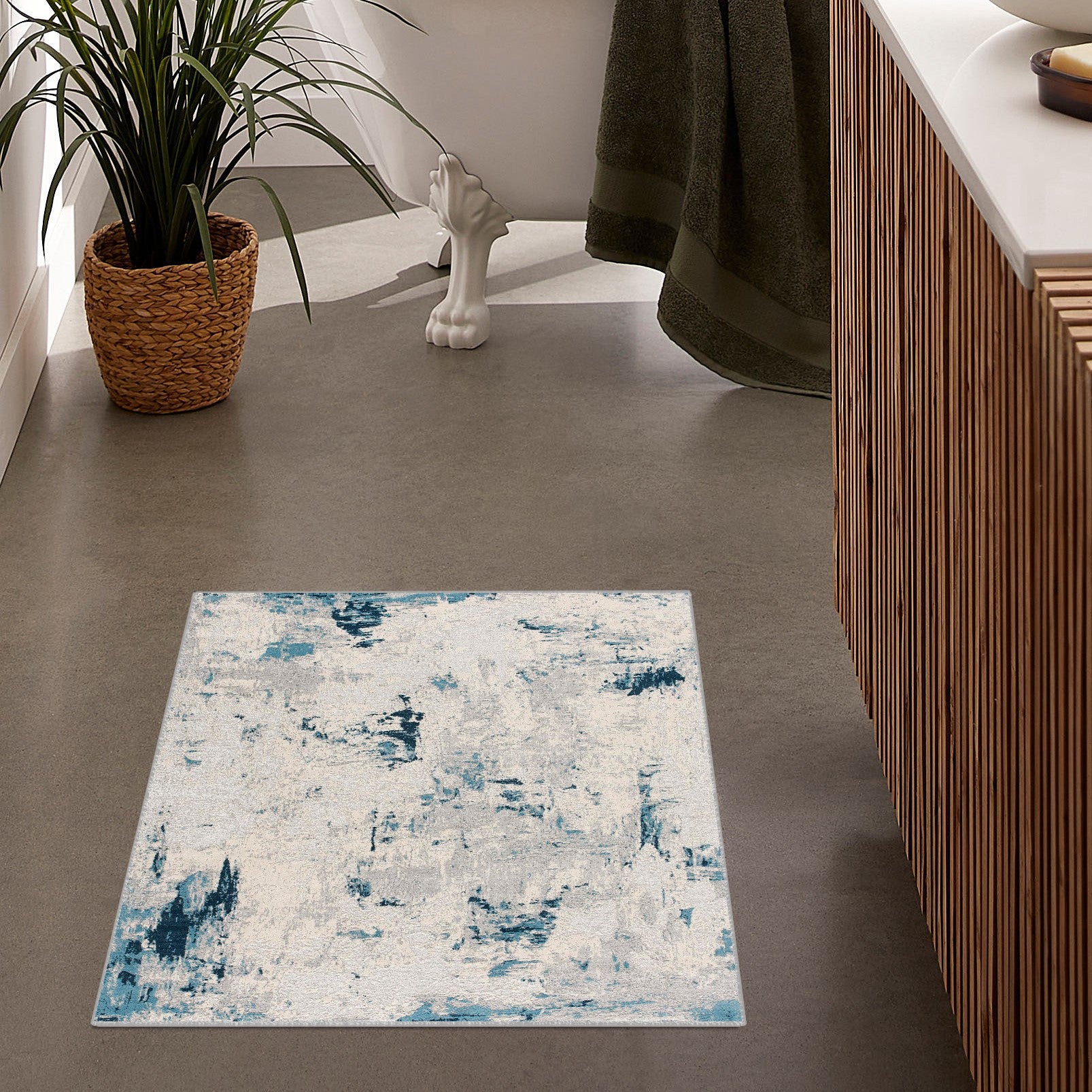 Contemporary Abstract Indoor Area Rug