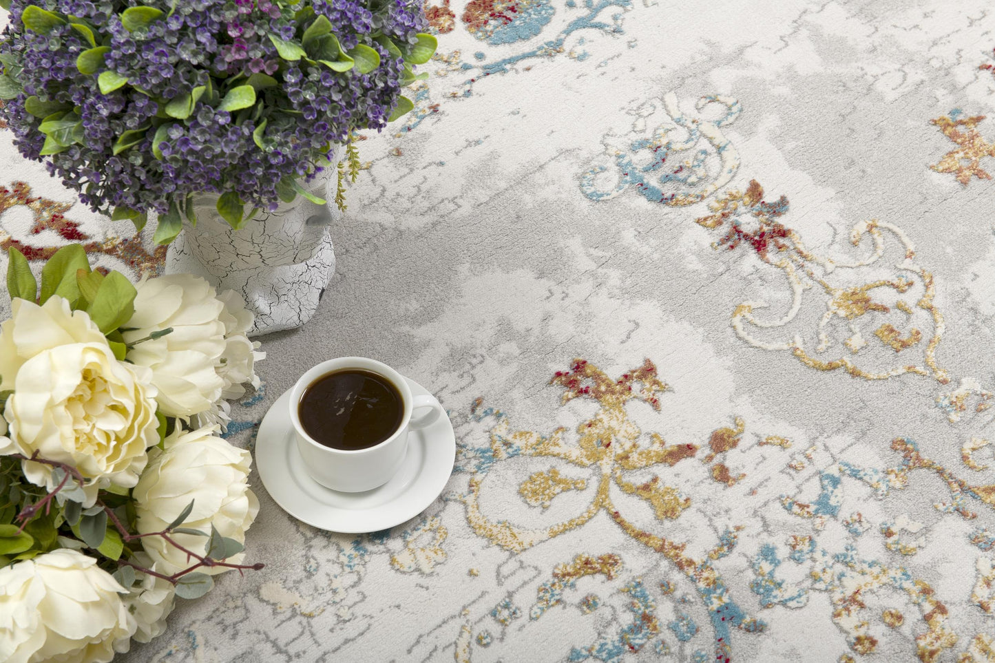 Vogue Transitional Contemporary Grey Rug