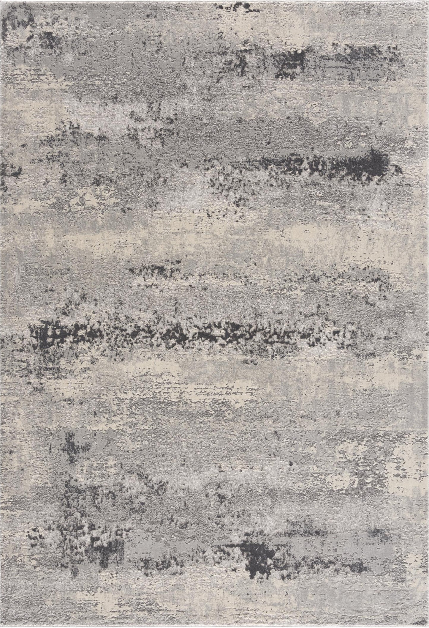 Tapis gris contemporain abstrait Vogue
