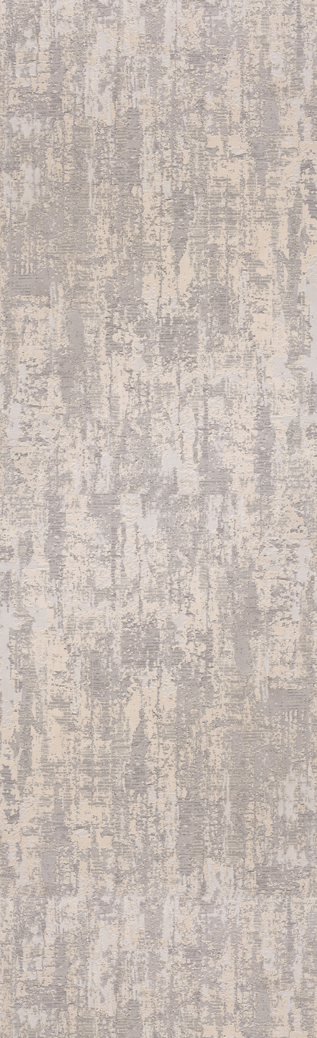 Tranquil Abstract Contemporary Grey and Beige Indoor Rug