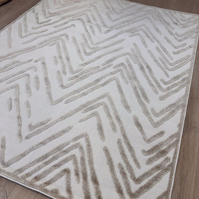 Alfombra Alfombra Abstracta Moderna Beige