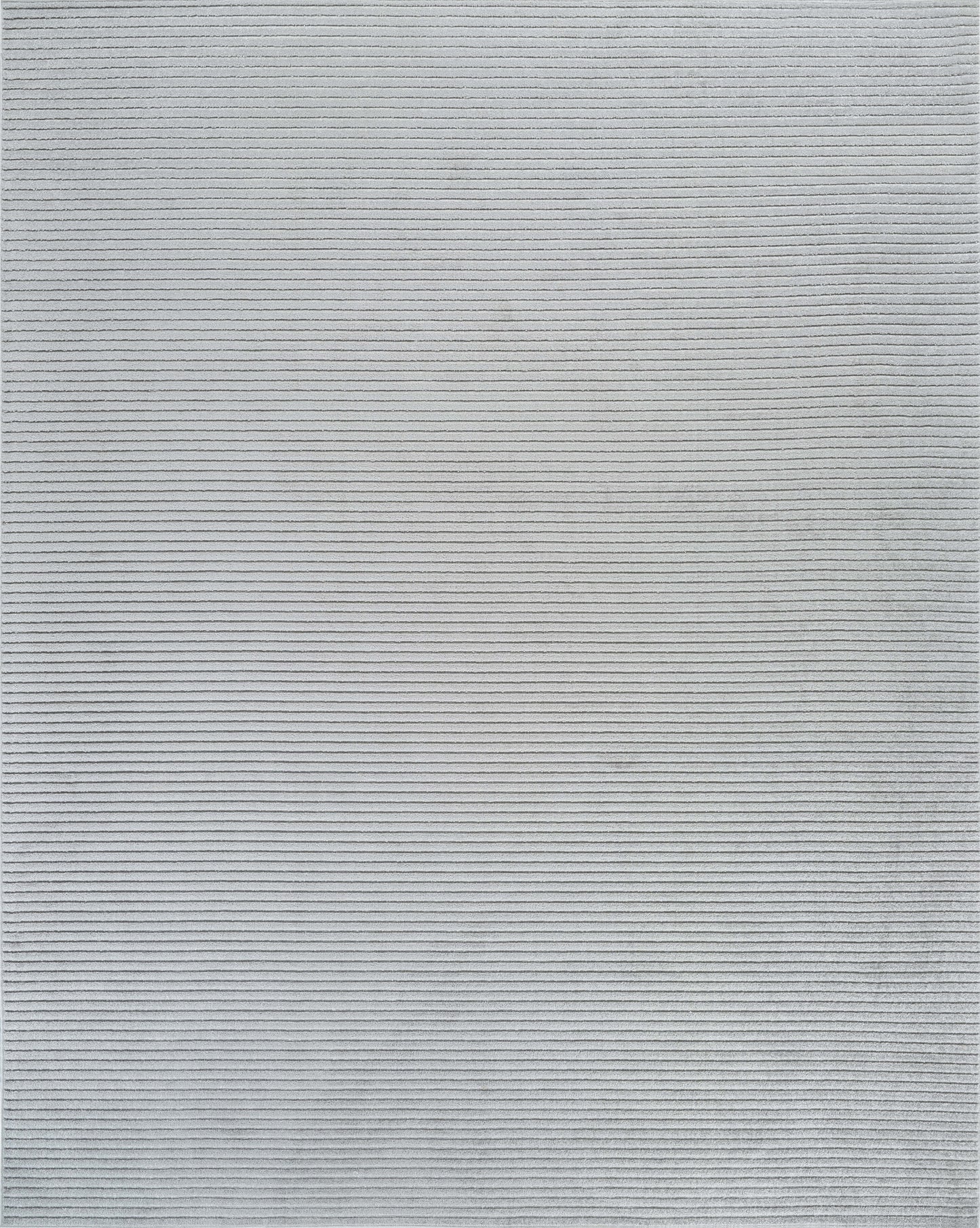 Solena Striped Contemporary Grey and Beige Indoor Rug
