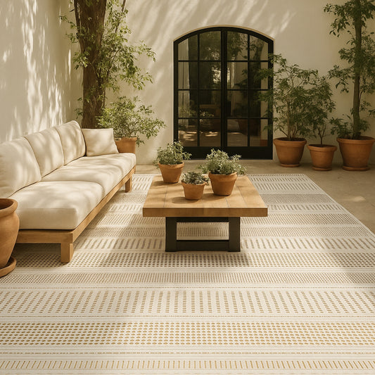 Maise Abstract Modern Beige Rug