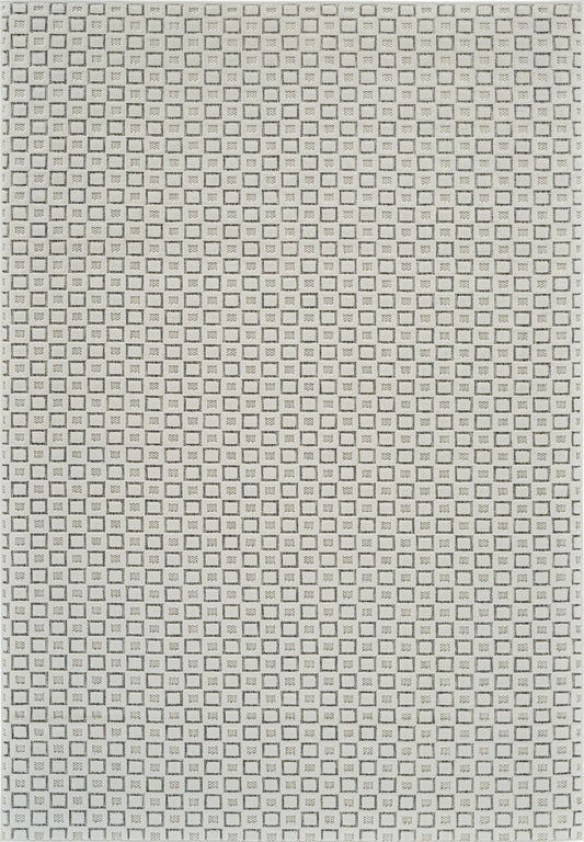 Tapis crème moderne abstrait Maise