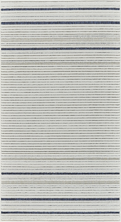 Alfombra abstracta moderna color crema Maise