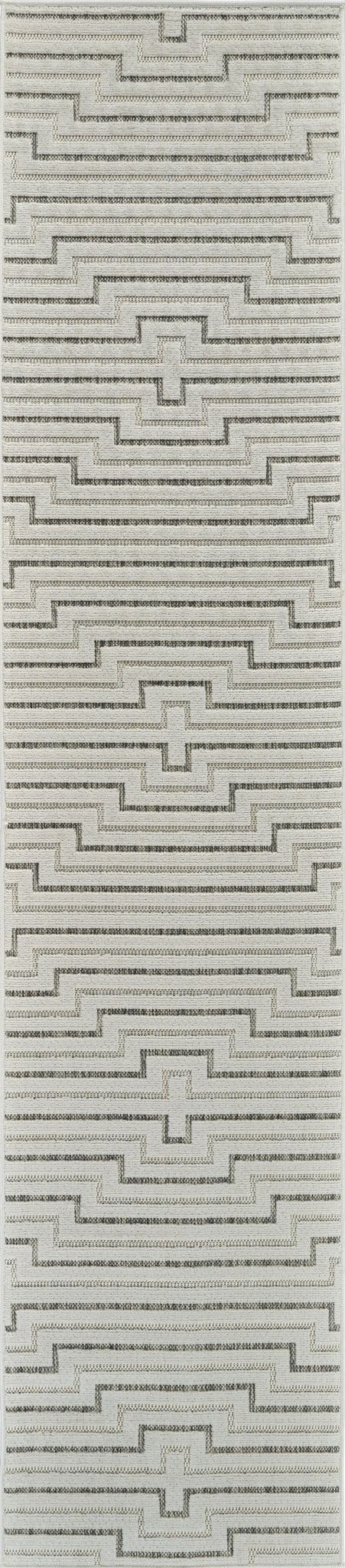 Sajari Geometric Contemporary Cream and Beige Indoor Rug