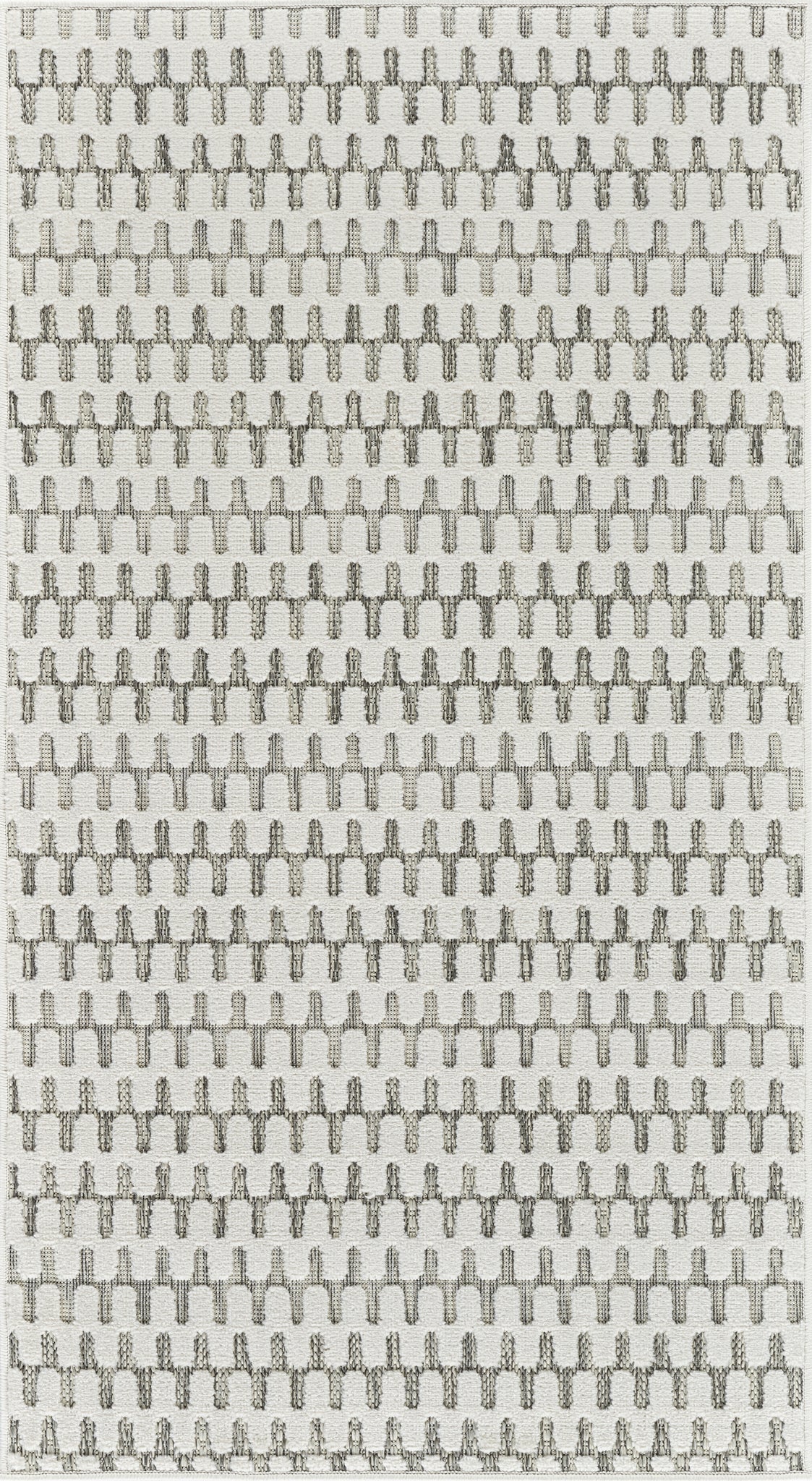 Safi Geometric Contemporary Cream and Beige Indoor Rug