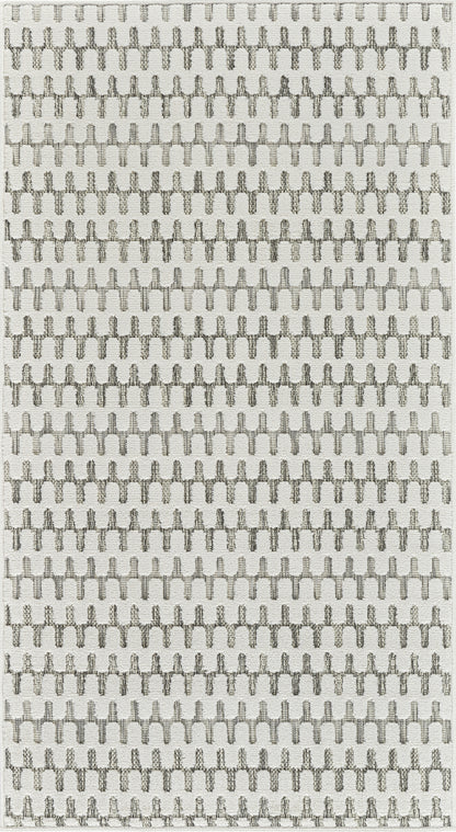 Safi Geometric Contemporary Cream and Beige Indoor Rug