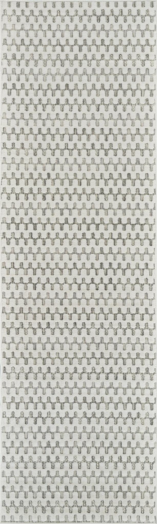 Safi Geometric Contemporary Cream and Beige Indoor Rug