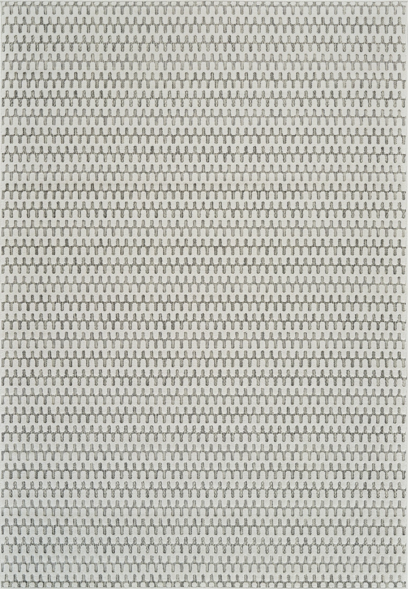 Safi Geometric Contemporary Cream and Beige Indoor Rug