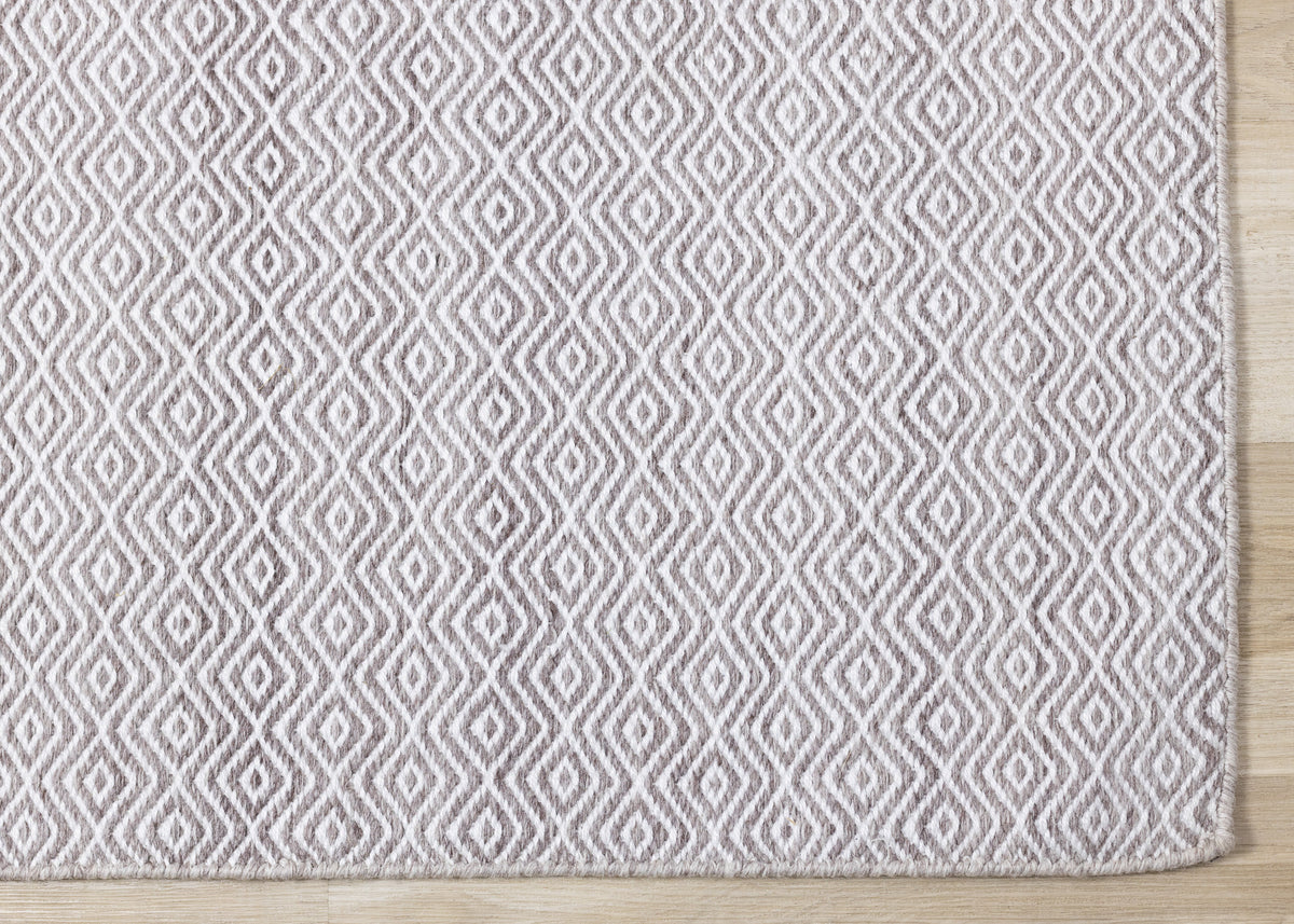 Contemporary Geometric Beige Area Rug