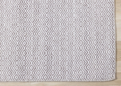 Contemporary Geometric Beige Area Rug