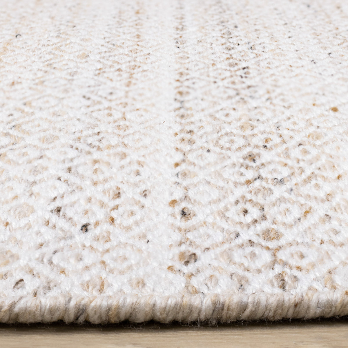 Contemporary Geometric Cream Area Rug