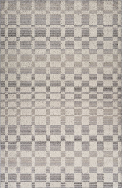 Jules Checkered Modern Grey Rug
