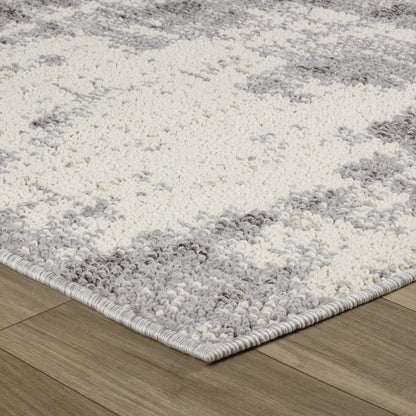 Avenir Abstract Contemporary Grey and Beige Indoor Rug