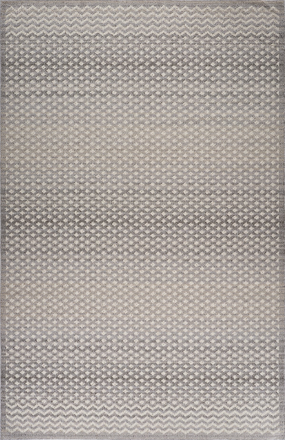 Tapis Samir ombré contemporain gris et beige