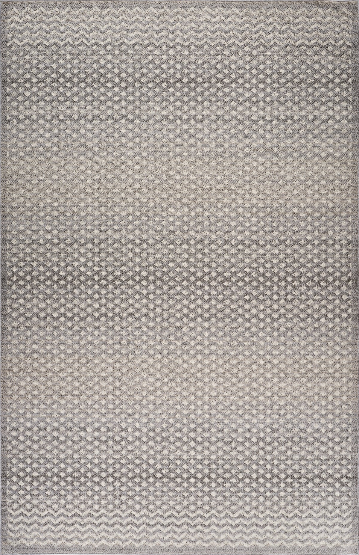 Samir Ombre Contemporary Grey and Beige Indoor Rug