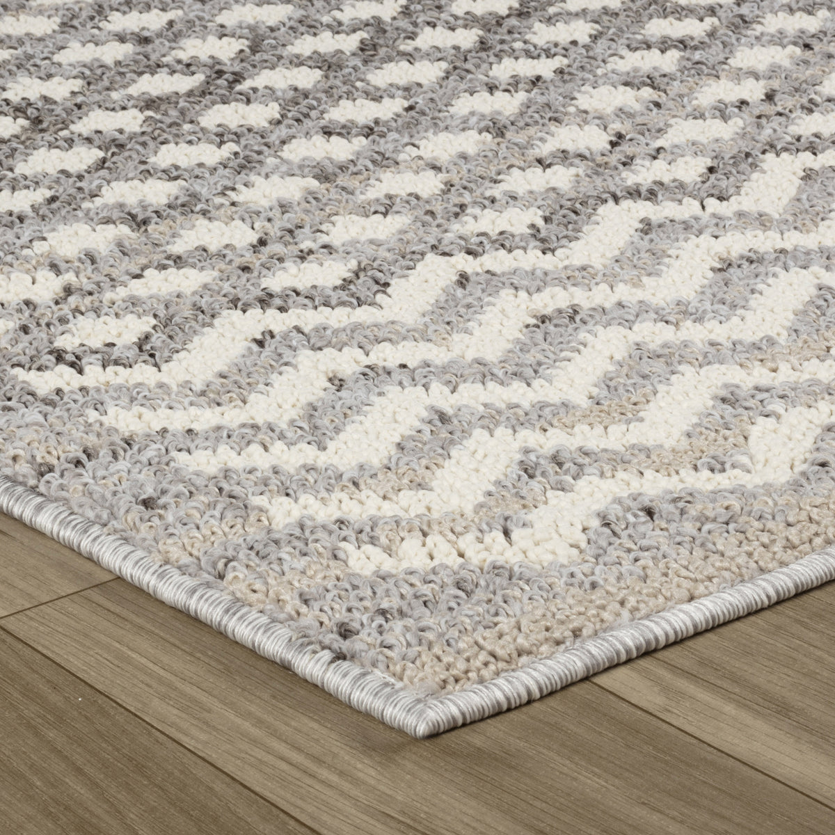 Samir Ombre Contemporary Grey and Beige Indoor Rug