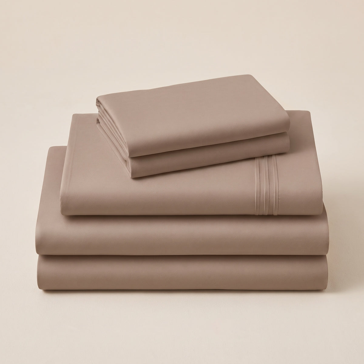 Calla Cotton Brown Sheet Set