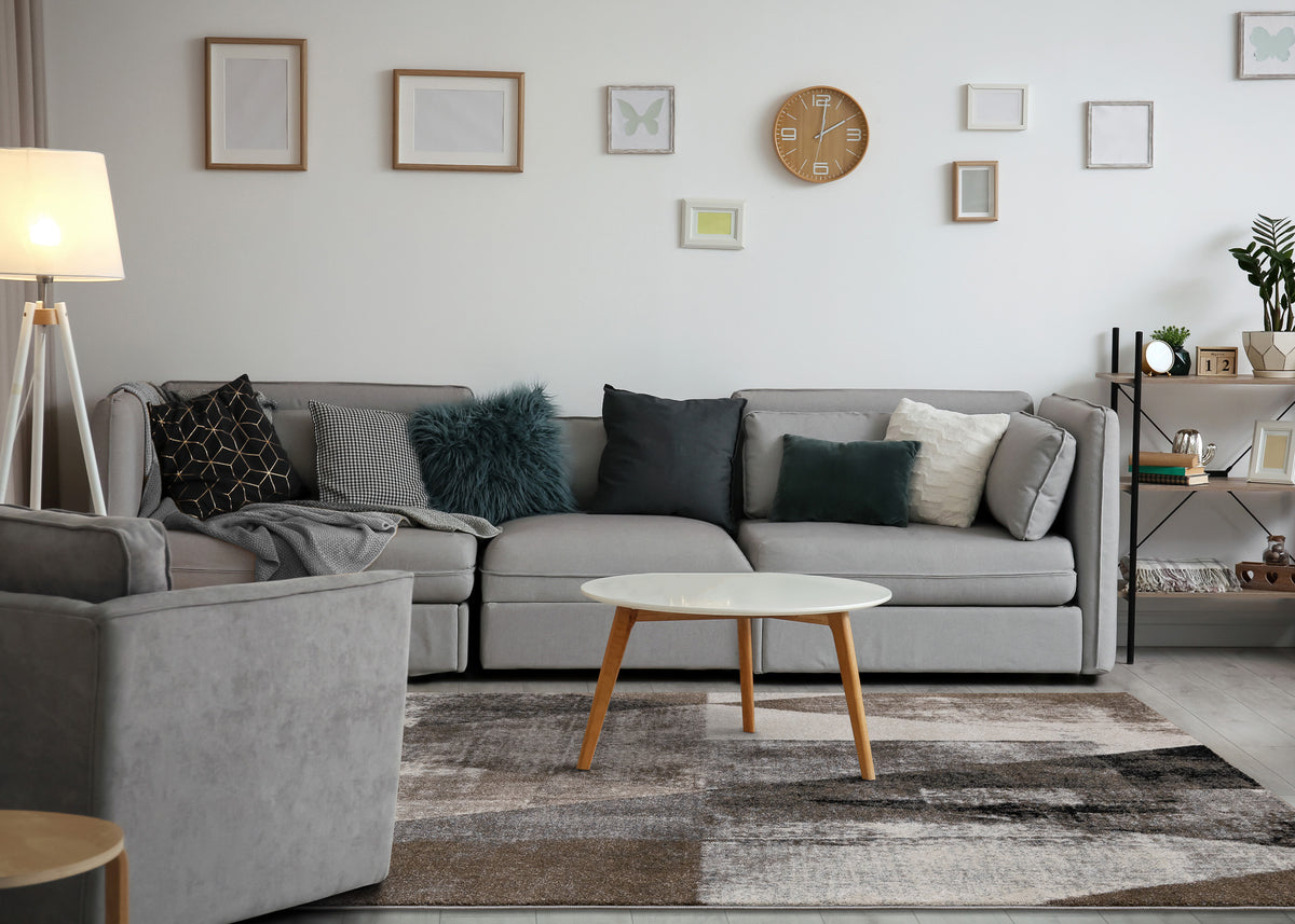 Contemporary Geometric Rug  Indoor Area