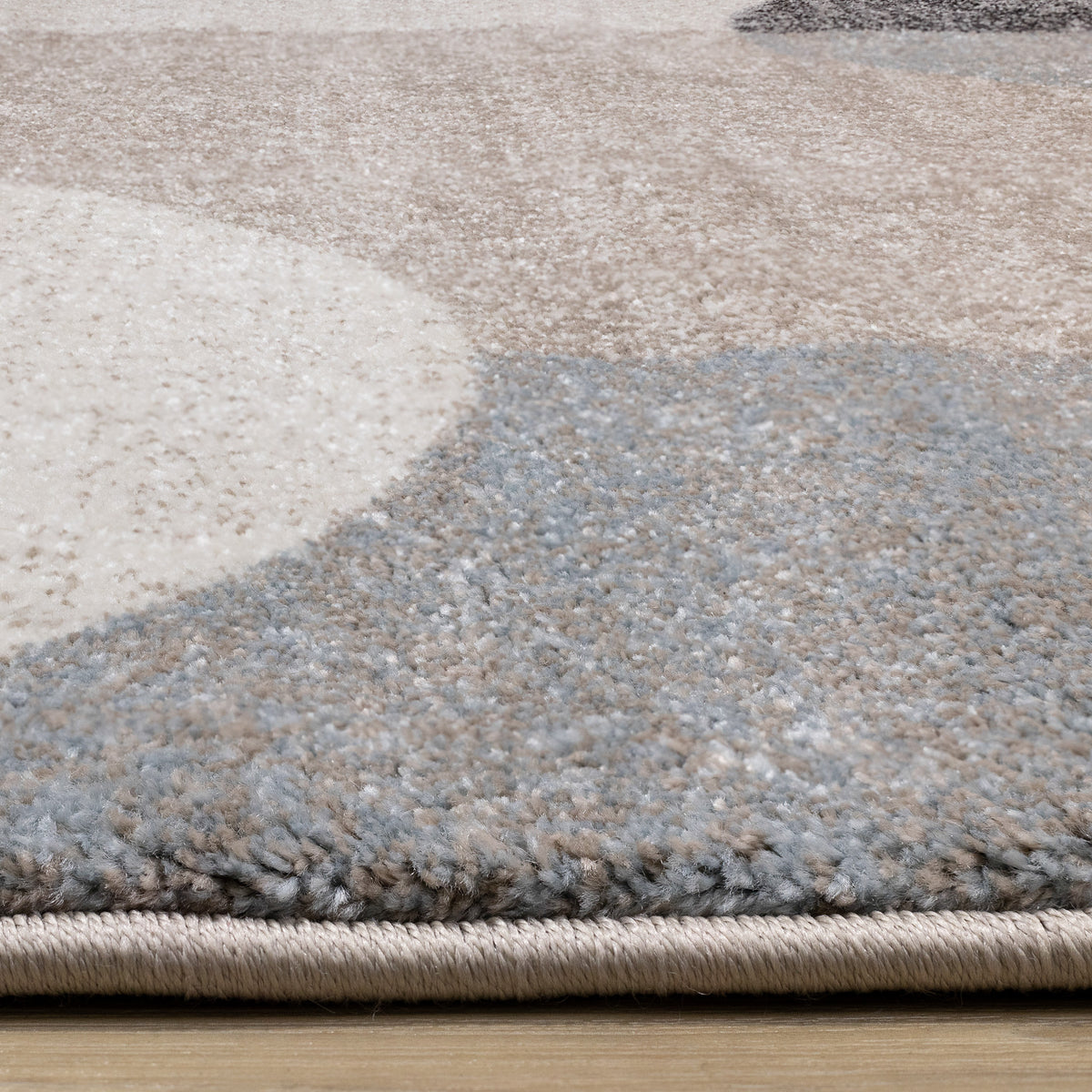Contemporary Geometric Cream Area Rug