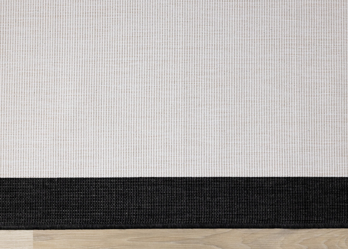 Contemporary Border Black Area Rug