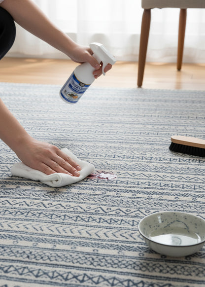 Havana Boho Contemporary Blue Rug