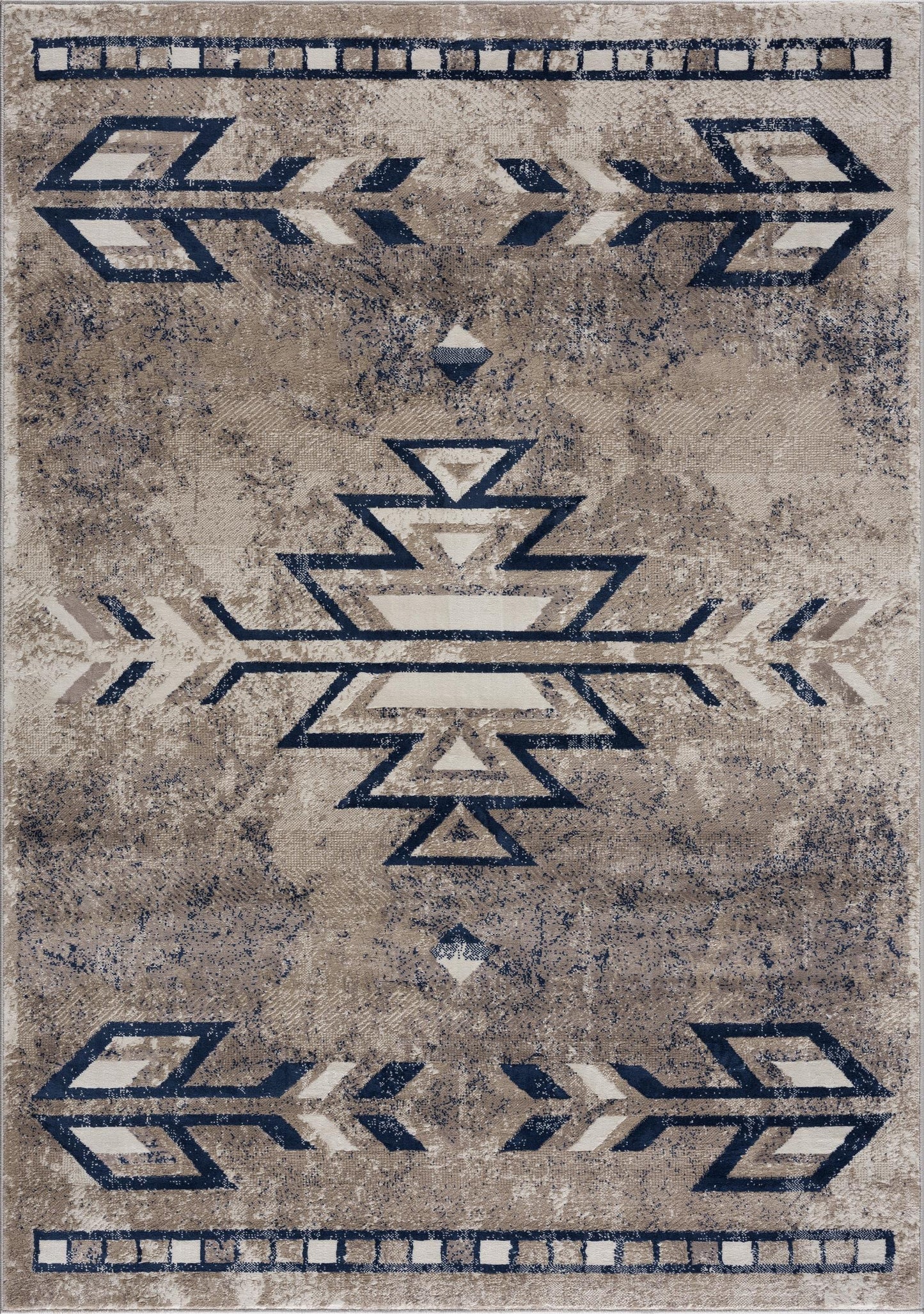 Tapis Bleu Sud-Ouest Havana Boho