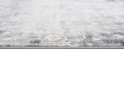 Sahir Oriental Contemporary Blue Indoor Rug