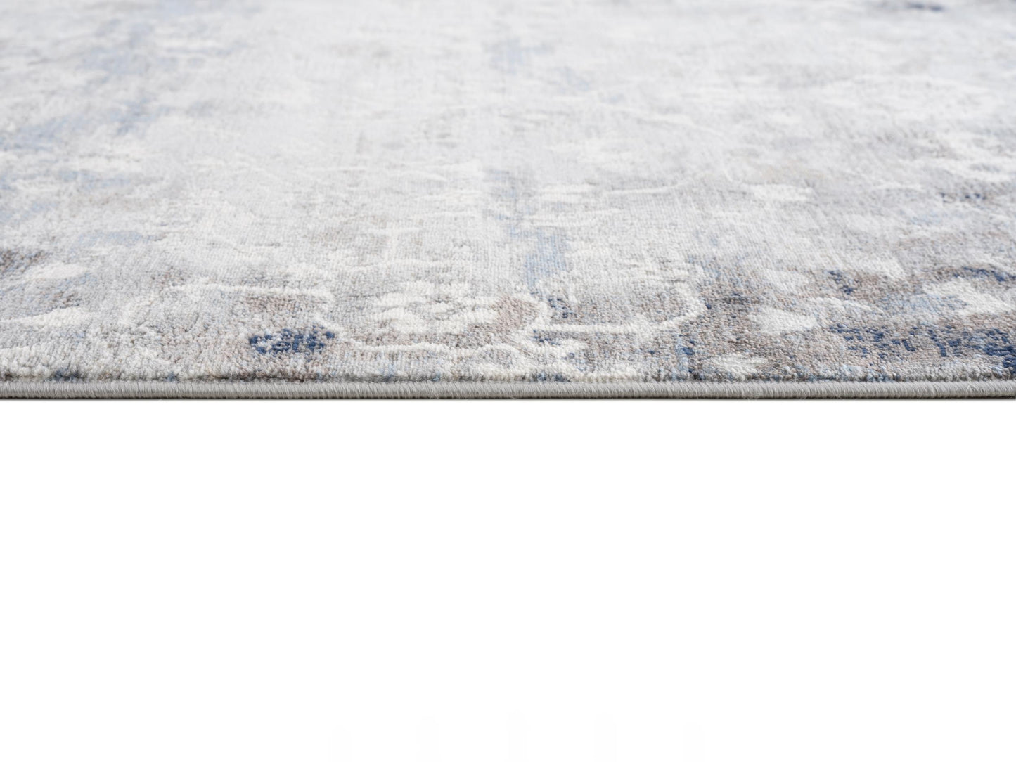 Sahir Oriental Contemporary Blue Indoor Rug