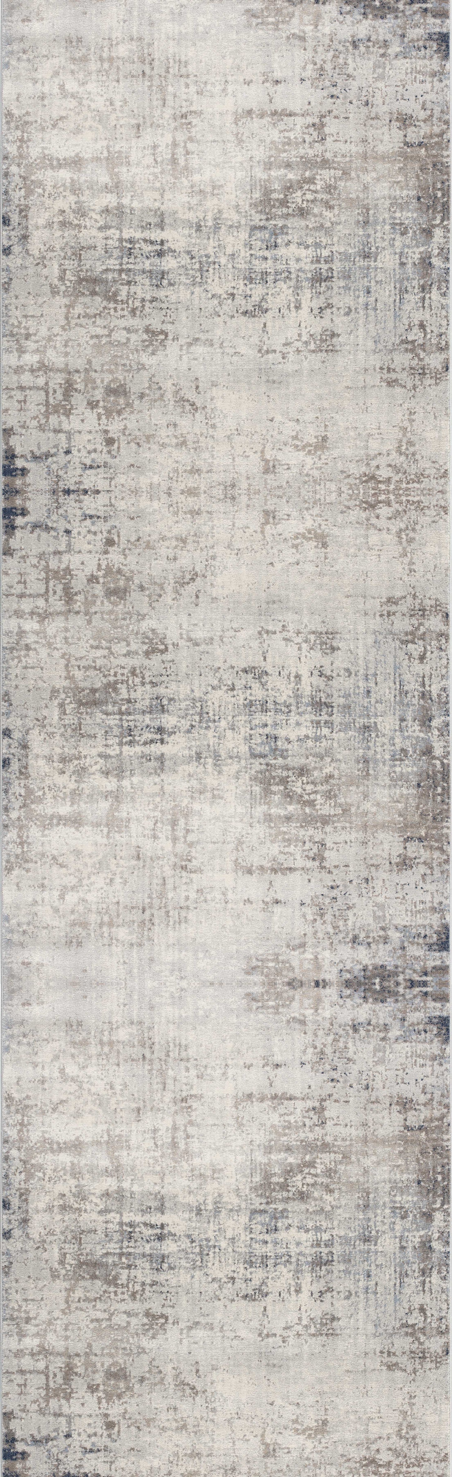 Havana Abstract Contemporary Blue Rug