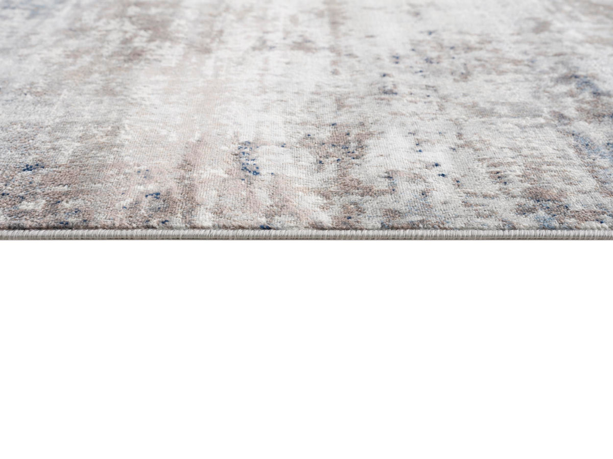 Maru Abstract Contemporary Blue Indoor Rug