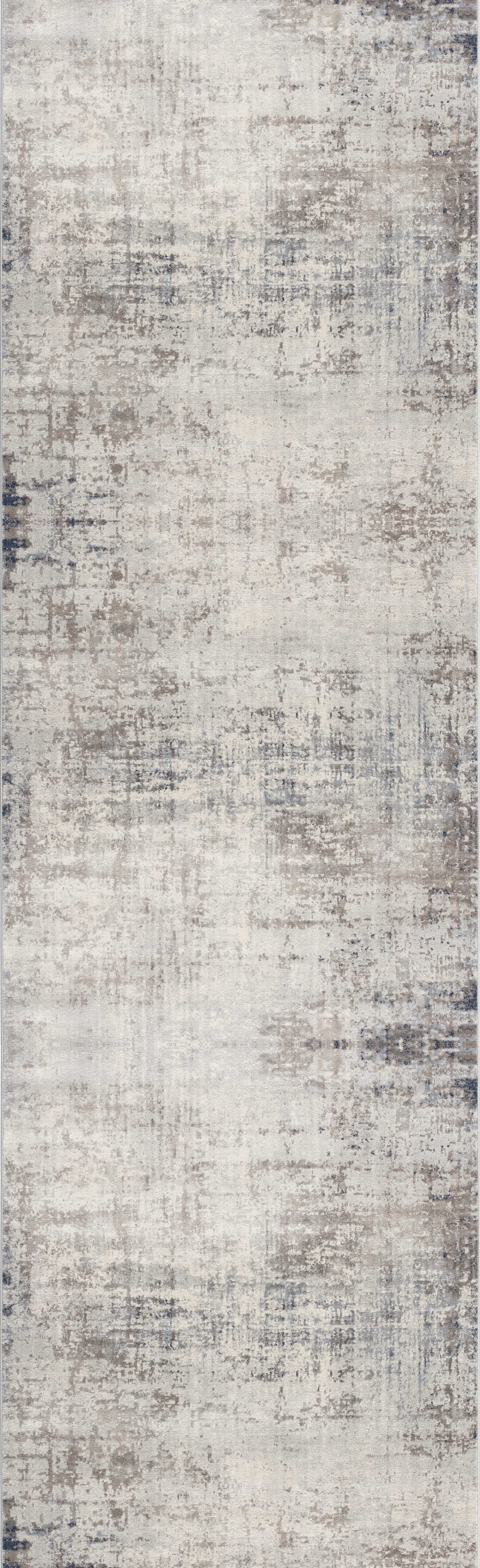 Maru Abstract Contemporary Blue Indoor Rug