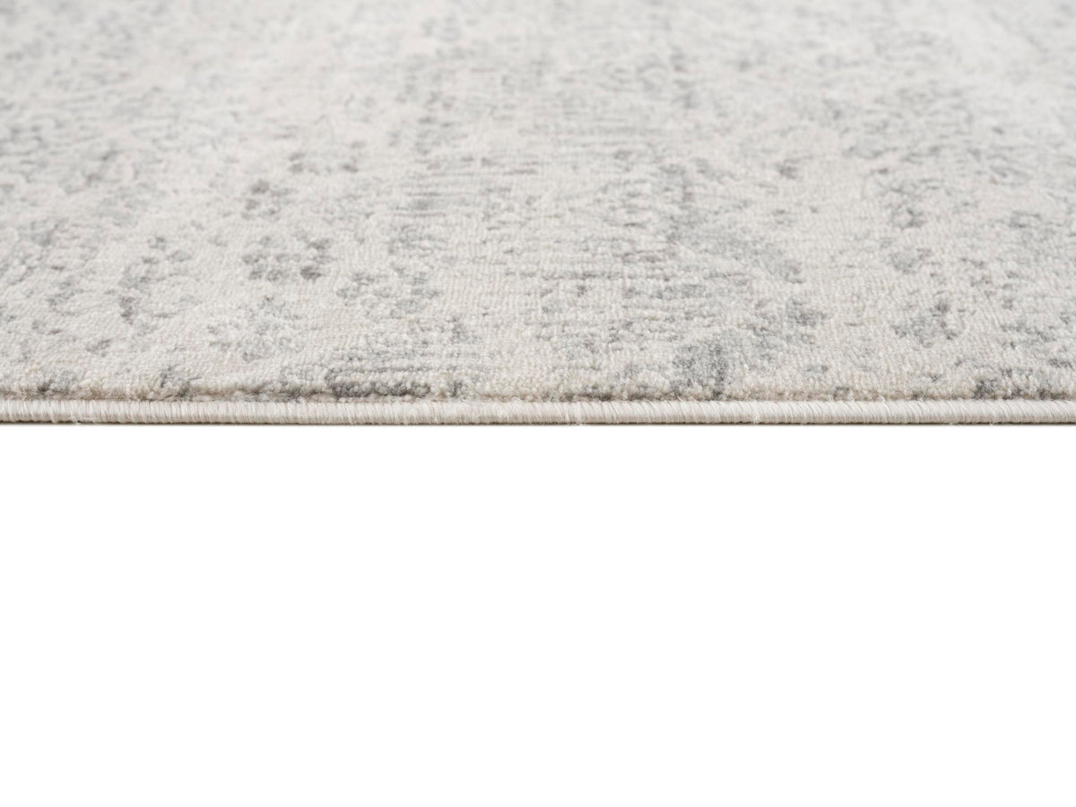 Alfombra de interior tradicional Liora Damask gris