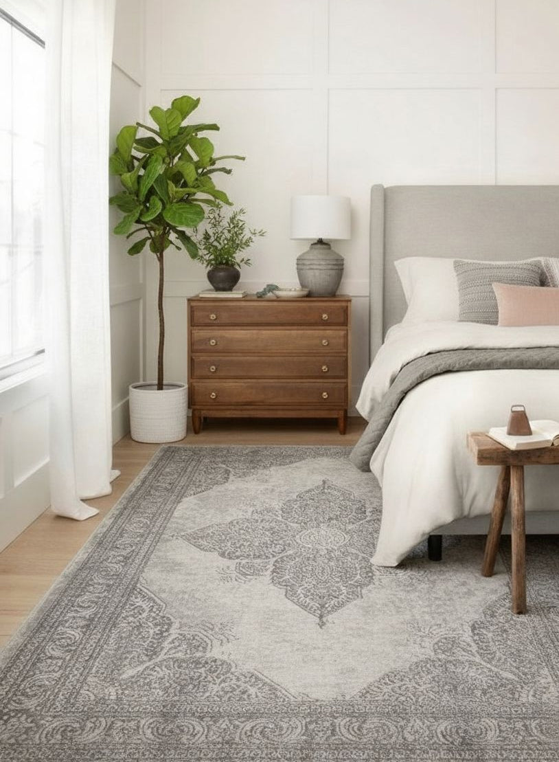 Havana Moroccan South-Western Grey Rug