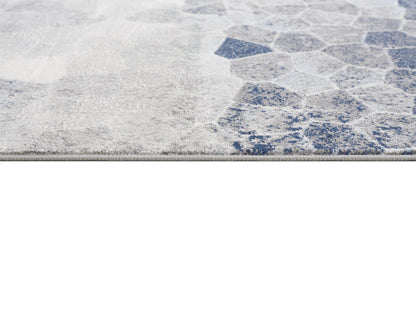 Zahra Mosaic Stone Blue Indoor Rug