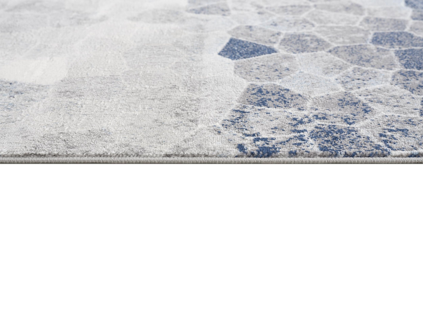 Zahra Mosaic Stone Blue Indoor Rug