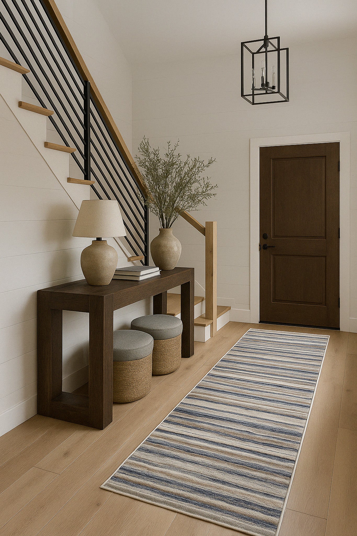 Havana Scandinavian Contemporary Blue Rug