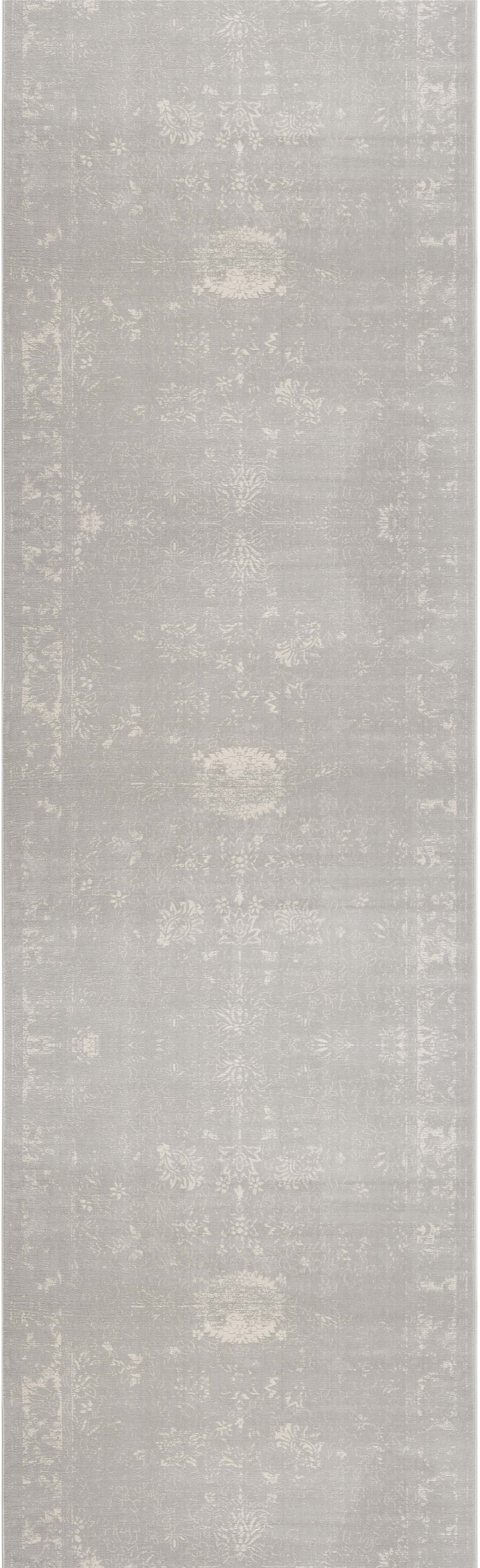 Alfombra de interior contemporánea Safir Abstract en gris y beige