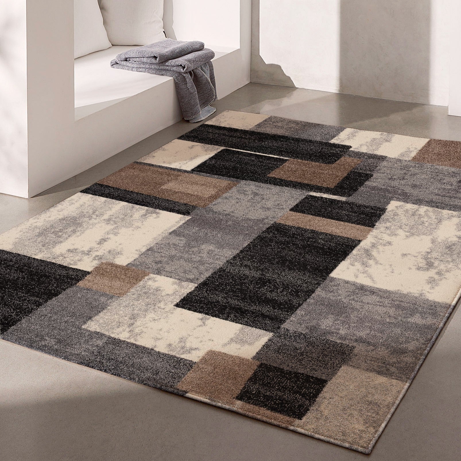 Contemporary Geometric Indoor Area Rug