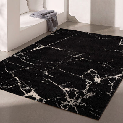 Nova Modern Black Rug