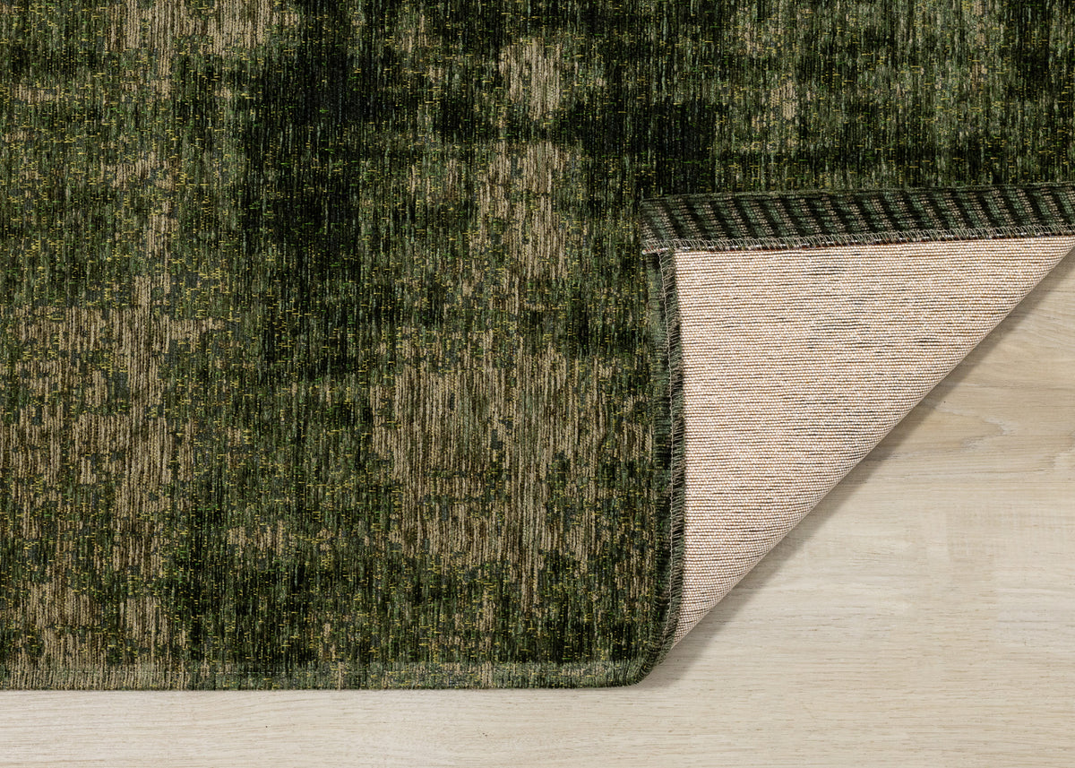 Modern Organic Green Area Rug