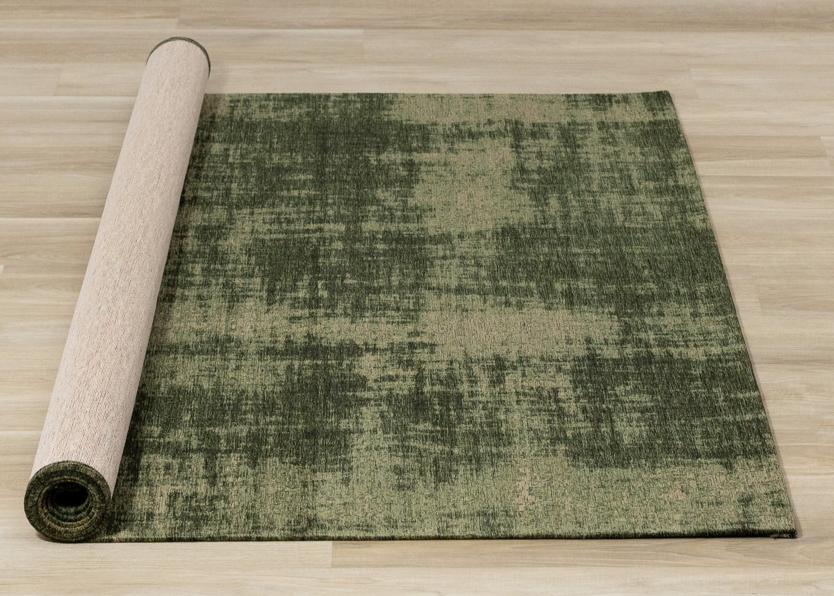 Modern Organic Green Area Rug