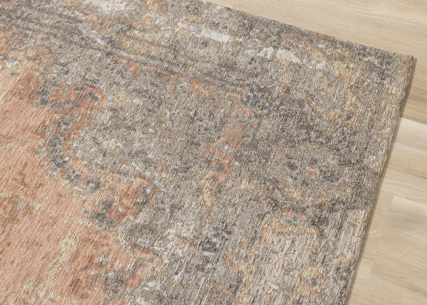 Classic Traditional Border Grey Area Rug