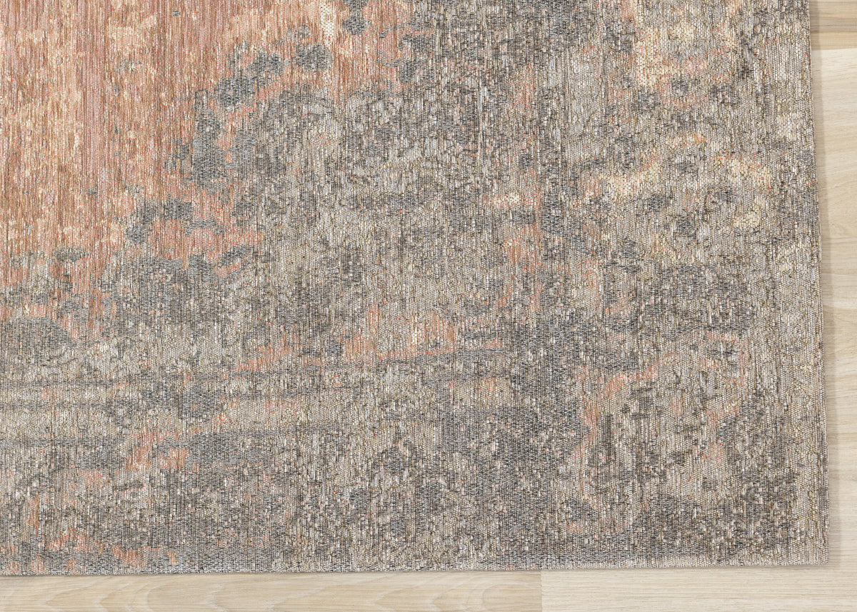 Classic Traditional Border Grey Area Rug